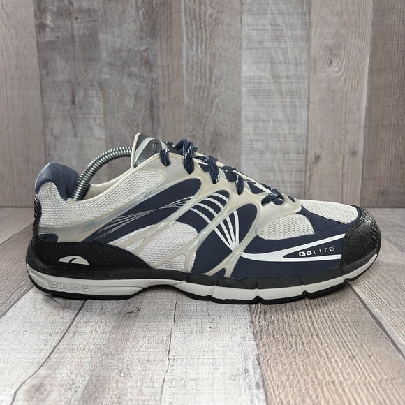 GoLite Amp Lite Trail Runner Men's Running Shoes Blue White Size 9 1006TR30 - Picture 8 of 12